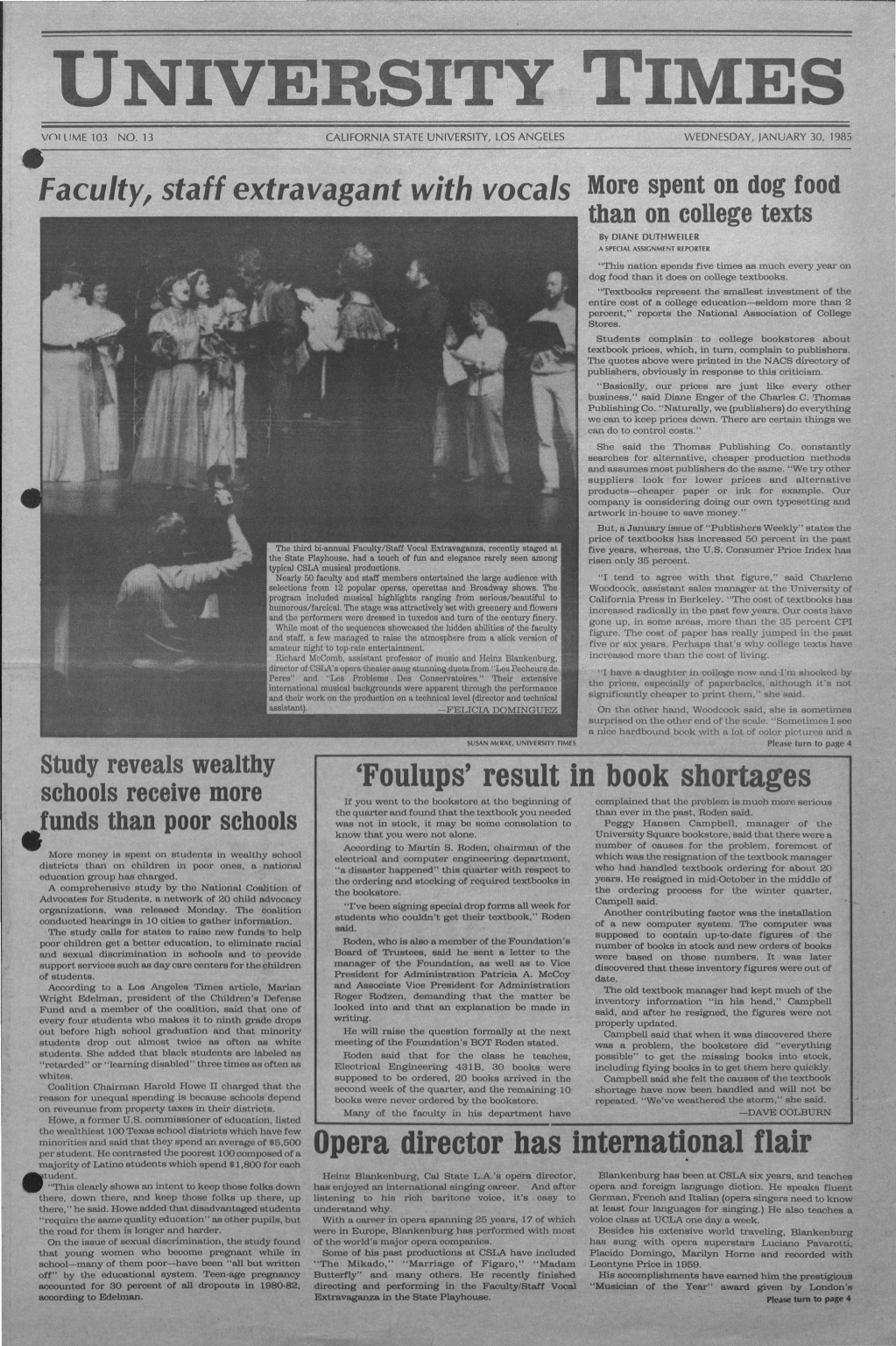 University Times Newspaper Collection